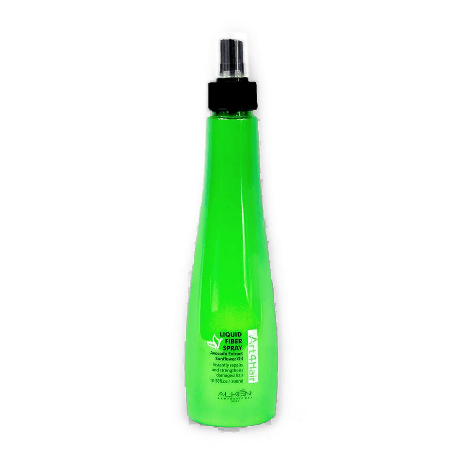 Alken Art4Hair Liquid Fiber Spray in a 300ml green spray bottle