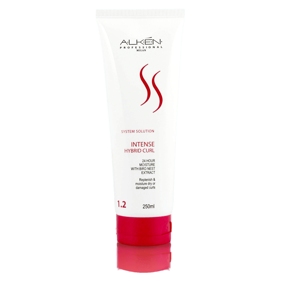 Alken System Solution 1.2 Intense Hybrid Curl in a white 250ml tube with a red base